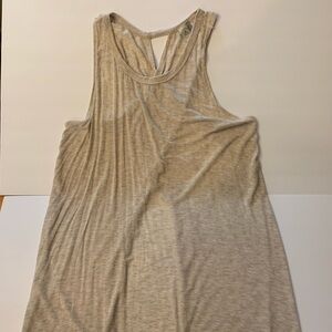 Anthropologie Paper Crane tan cross back tank